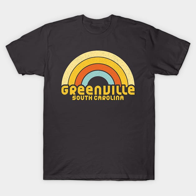 Retro Greenville South Carolina T-Shirt by dk08